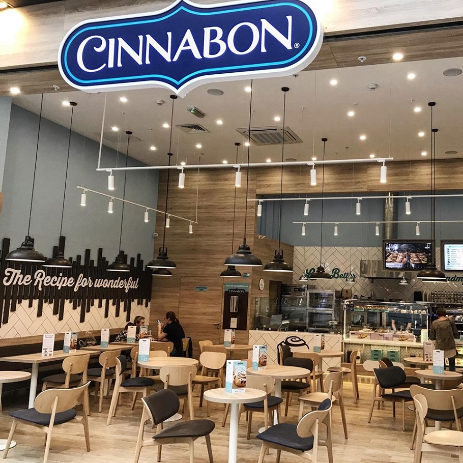 Сеть кафе-пекарен Cinnabon вышла по франшизе в Австралию