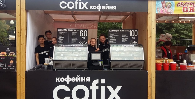 Первые POP-UP кофейни COFIX