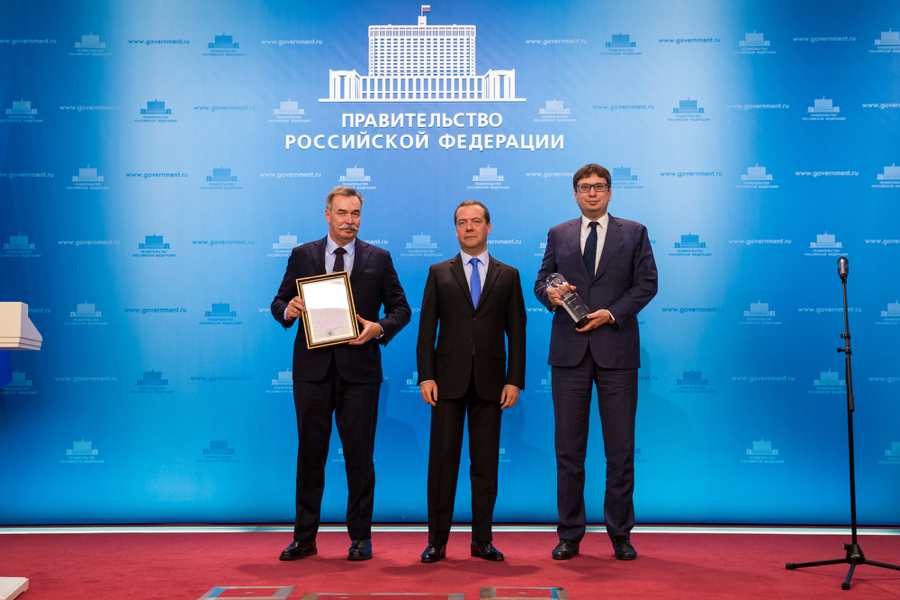 Премьер-министр Российской Федерации вручил компании ИНВИТРО Премию Правительства в области качества