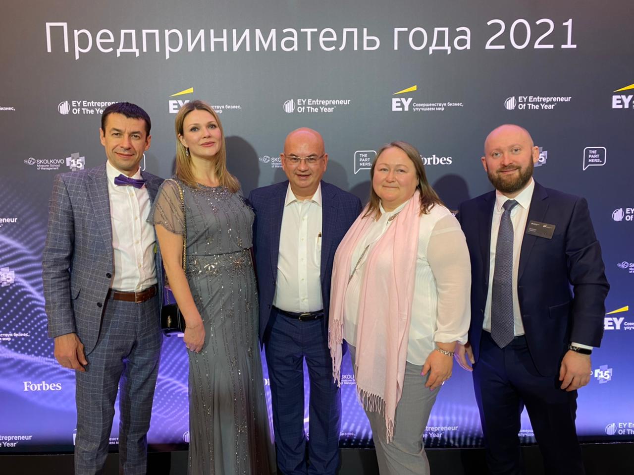 Основатель "Полиглотиков" приняла участие в церемонии награждения победителей конкурса EY "Предприниматель года 2021"